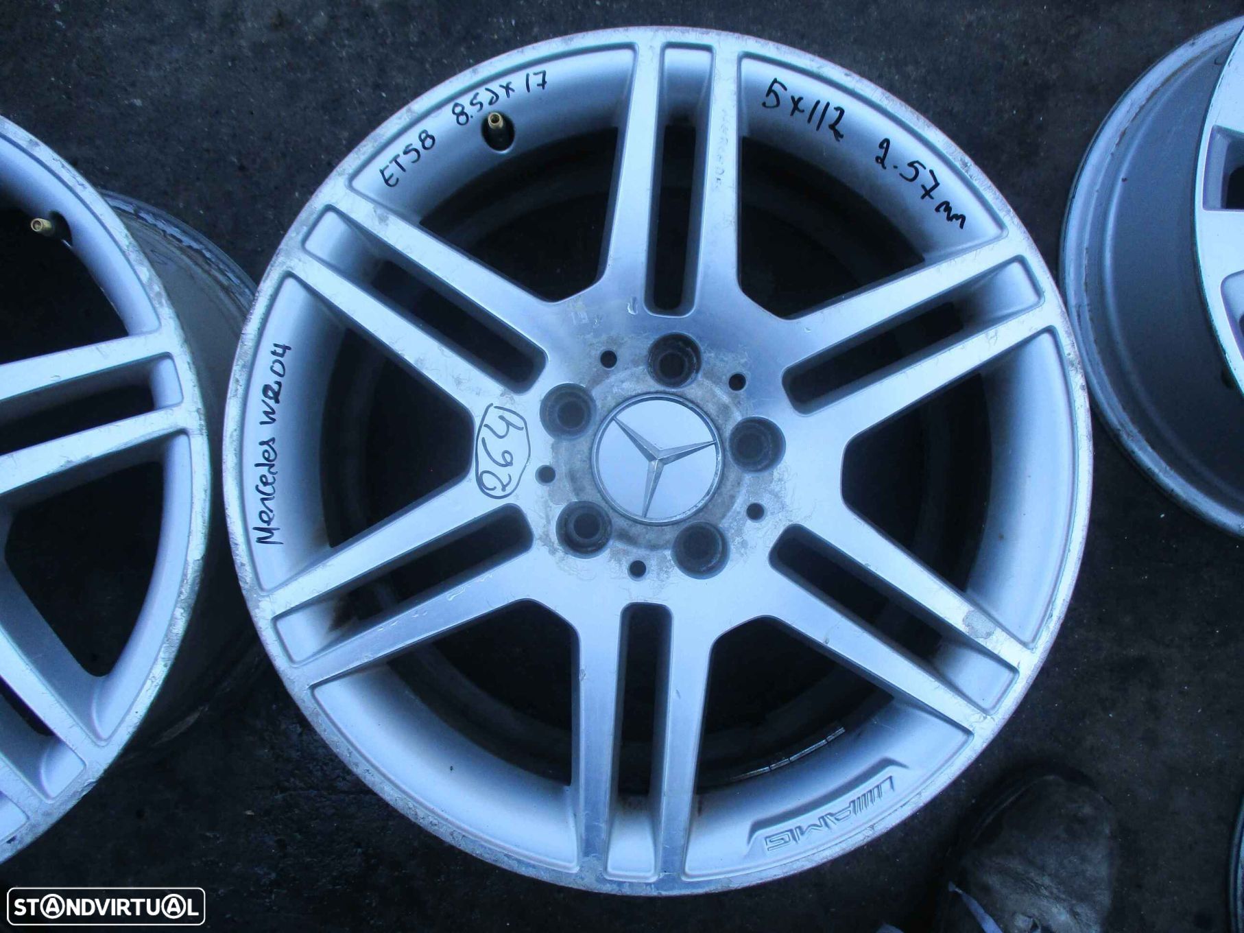 Jante Solta A2044014602 MERCEDES W204 58 8.5JX17 5X112 2.57MM - 1
