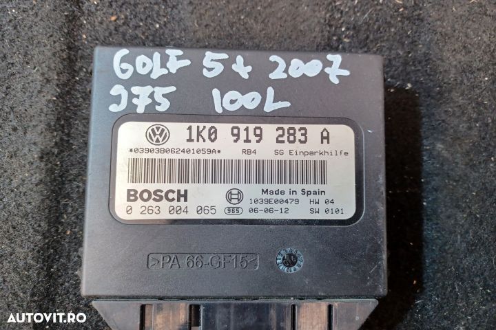 Modul senzori parcare 1K0919283A 1K0919283A Volkswagen VW Golf 5 [200 - 3