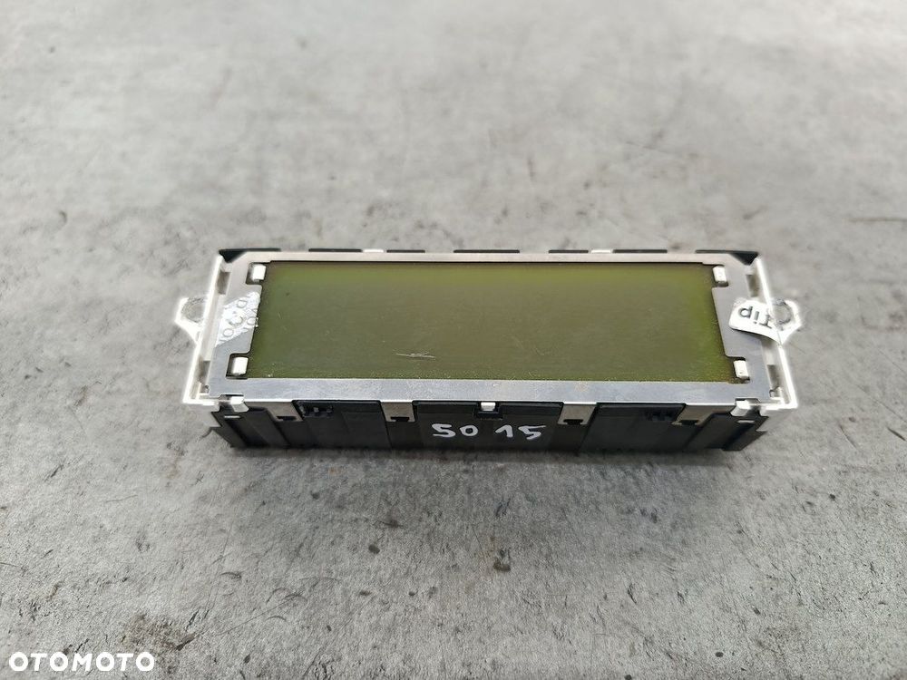 WYŚWIETLACZ RADIA PEUGEOT 407 SW 9678150980 2.2 16V - 2