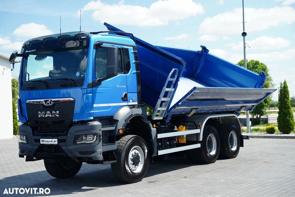 MAN TGS 33.480 / 6X6 / BASCULATOR 3 LATE / KH KIPPER / HYDROBRAD / AUTOMAT / EURO 6 - 8