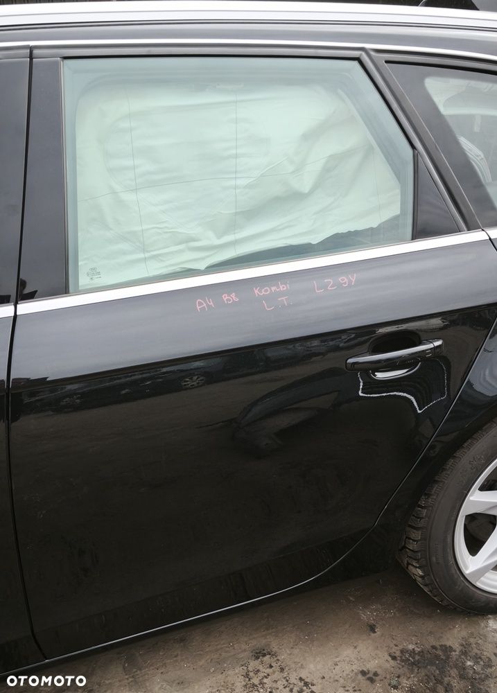 AUDI A4 B8 11r KOMBI DRZWI LEWY TYŁ LEWE TYLNE GOŁE LZ9Y - 1