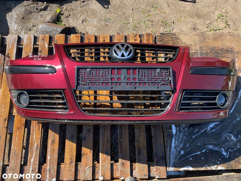 vw polo 9n3 IV 07r zderzak przód przedni kompletny lakier- LC3R - 1