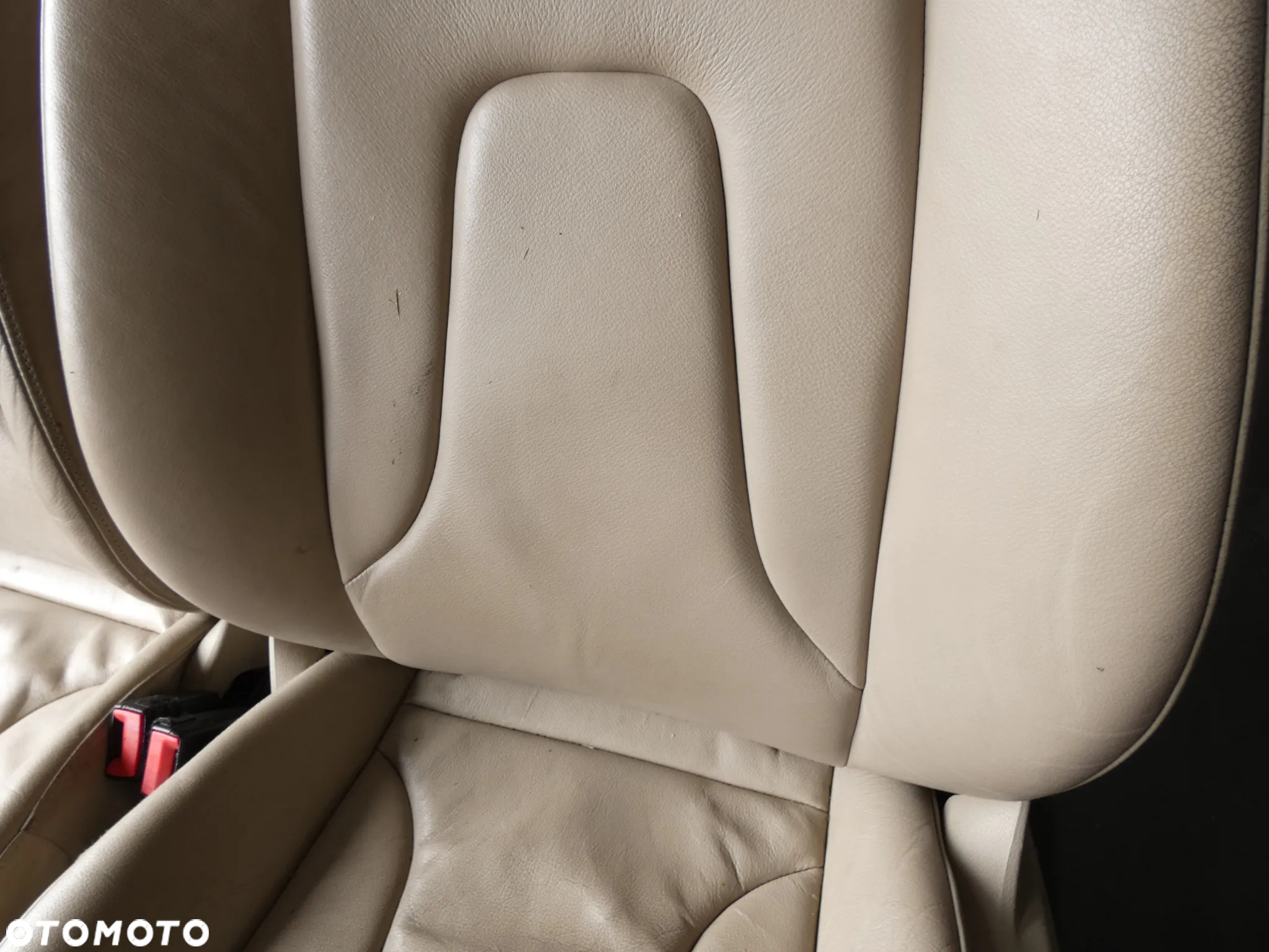 AUDI A4 B8 SEDAN FOTELE KANAPA KOMPLET BEŻOWE SKÓRA GORLICE - 7