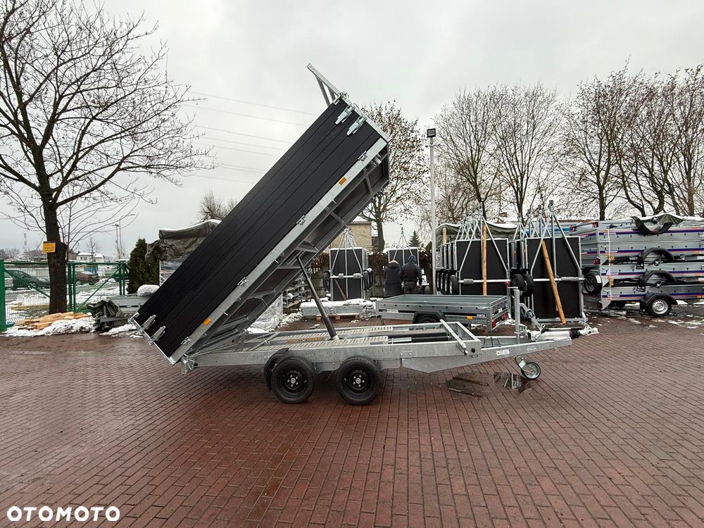 Saris Przyczepa Kiprowana Saris Tipper K3 356x184x35 + nadstawki 30 cm 3500 kg dostawa pod dom Częstochowa - 11