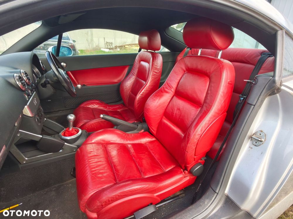 fotele kanapa audi tt 8n komplet czerwone skóra - 1