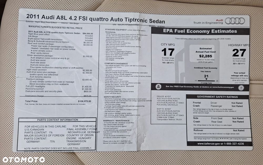 Audi A8 4.2 FSI L Quattro - 38