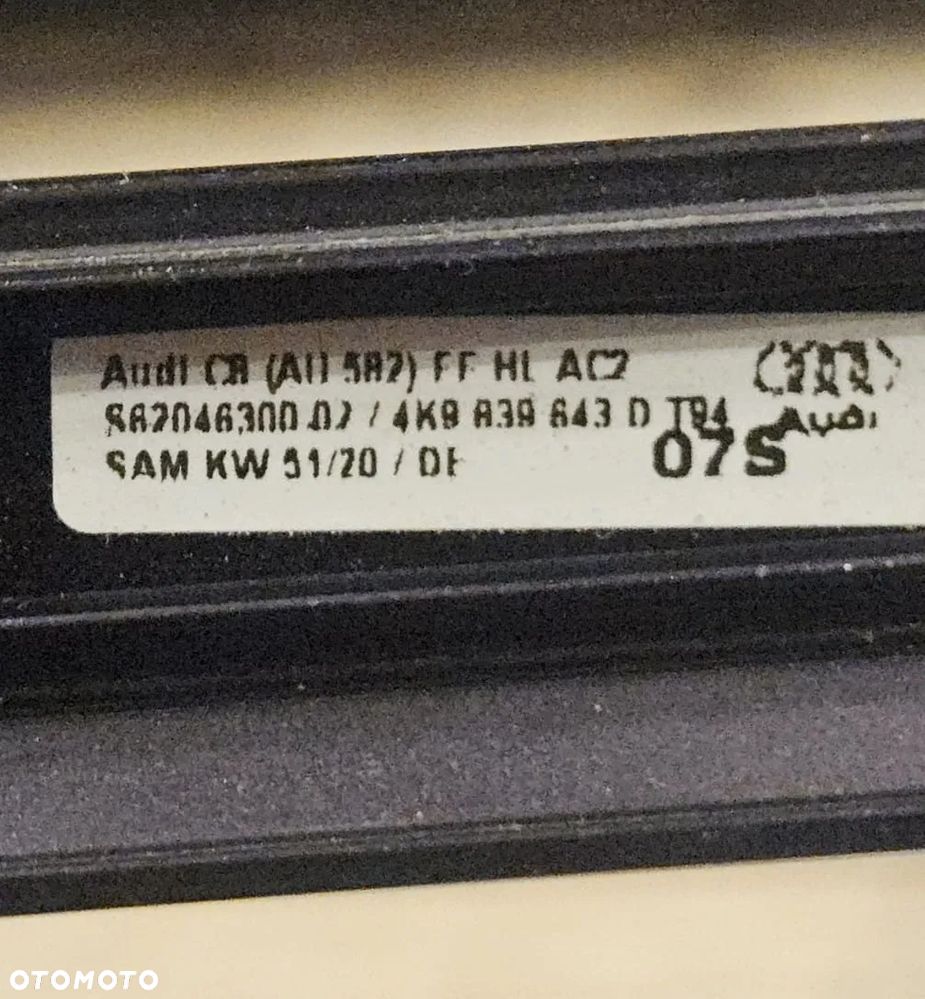 Listwy drzwi Audi A6 C8 4K0 - 9