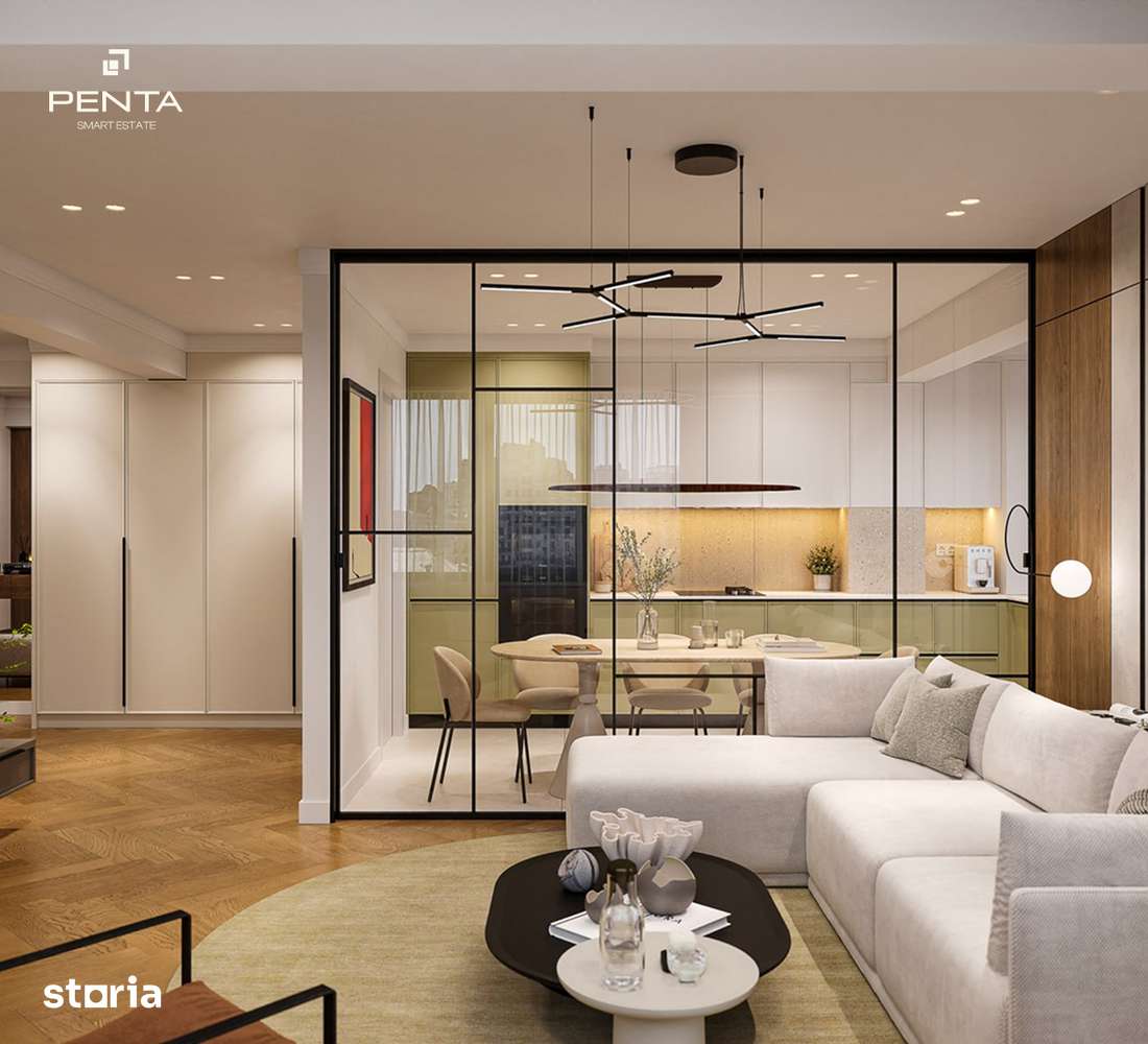 Apartament 2 camere NOU | Penta Smart Estate Finisat complet | Balcon - Imagine principală: 2/9
