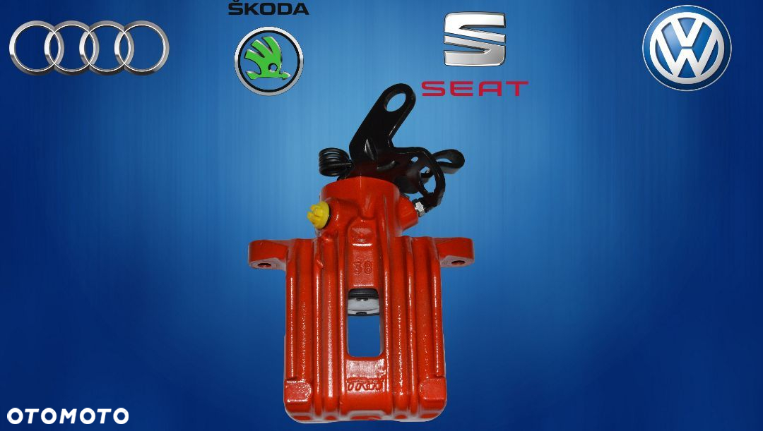 Zacisk hamulcowy Tył Tylny Audi A3 Seat Altea XL Leon II Toledo III Skoda Octavia II Yeti VW Beetle Eos Golf Plus Golf V 5 VI 6 Jetta IV Scirocco I po regeneracji 1 rok Gwarancji - 3