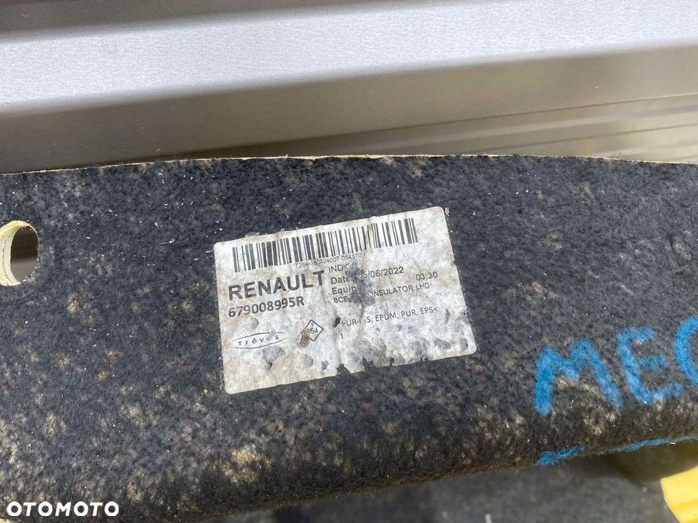 RENAULT MEGANE V E-TECH WYGŁUSZENIE ŚCIANY GRODZIOWEJ 679008995R - 5