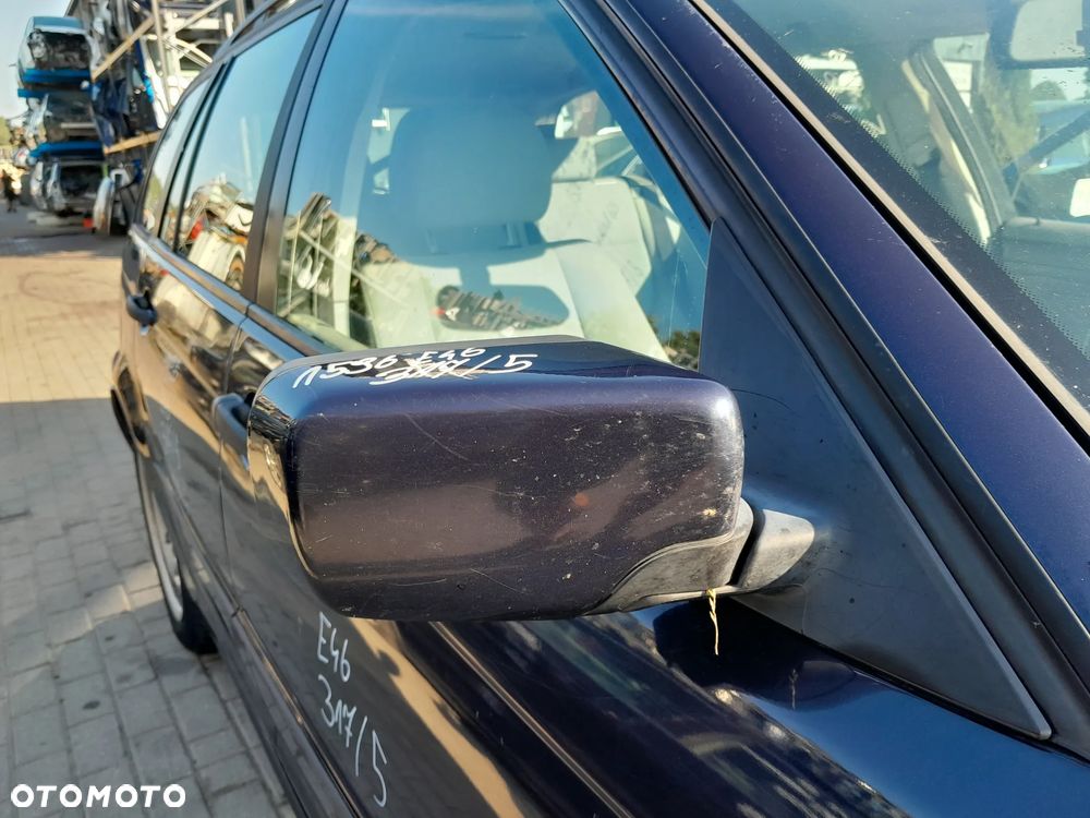 BMW E46 LUSTERKO PRAWE PRZEDNIE PRAWY PRZÓD KOLOR: 317/5 - 1