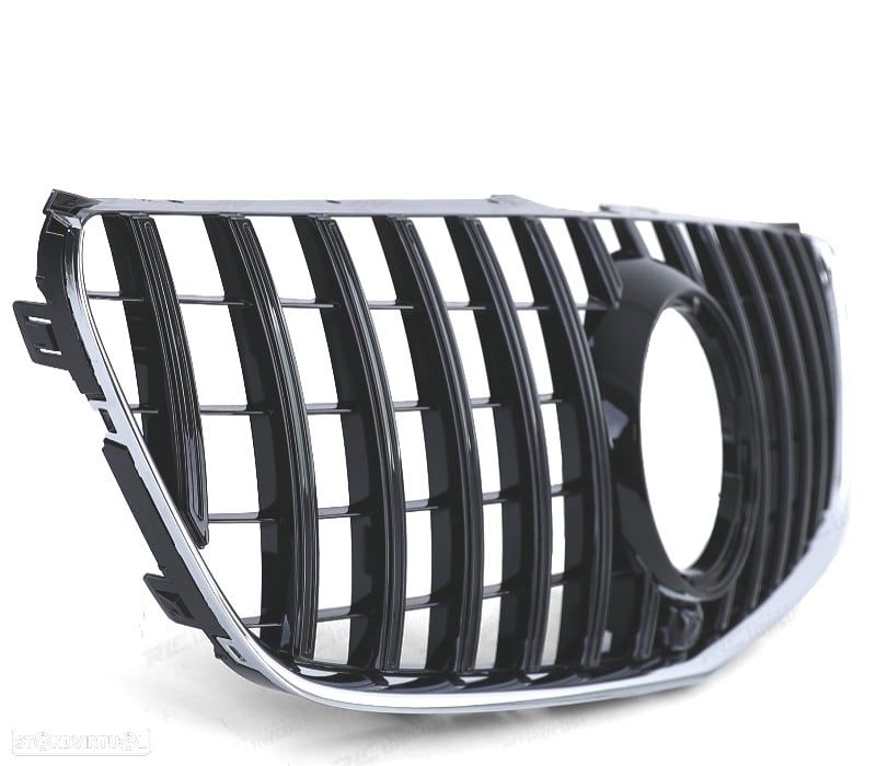 GRELHA FRONTAL MERCEDES V W447 14-19 PRETO BRILHANTE - 3
