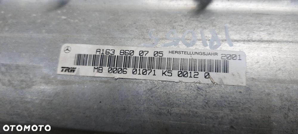 ZESTAW AIRBAG POSTRZAŁOWY MERCEDES-BENZ ML I W163 1634600298 - 7