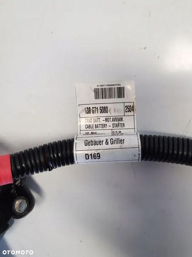 WIĄZKA INSTALACJA ALTERNATORA 1388715080 DUCATO - 3