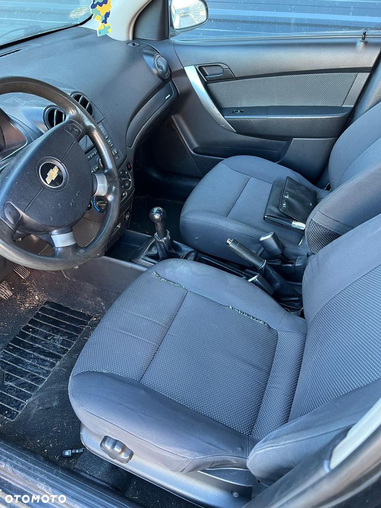 Chevrolet Aveo II hatchback części maska zderzak klapa błotnik lampy pas drzwi fotele - 8