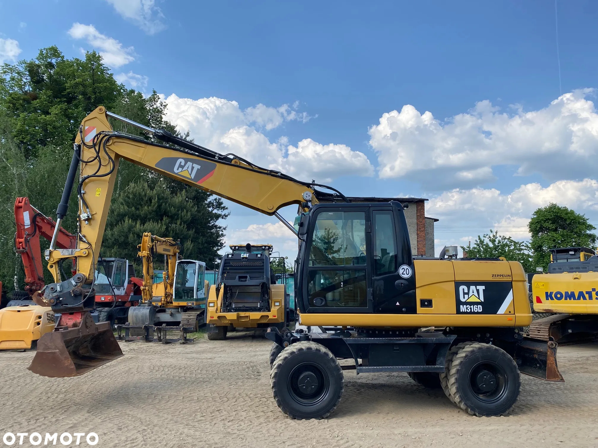 Caterpillar CAT M316D, 2014 ROK, BEZ ADBLUE i DPF-A, z NIEMIEC - 4