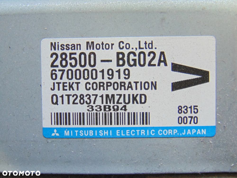 EUROPA elektryczna pompa wspomagania wspomaganie 48810BG00A 28500-BG02A Nissan Micra K12 III FL lift 07-10r - 3