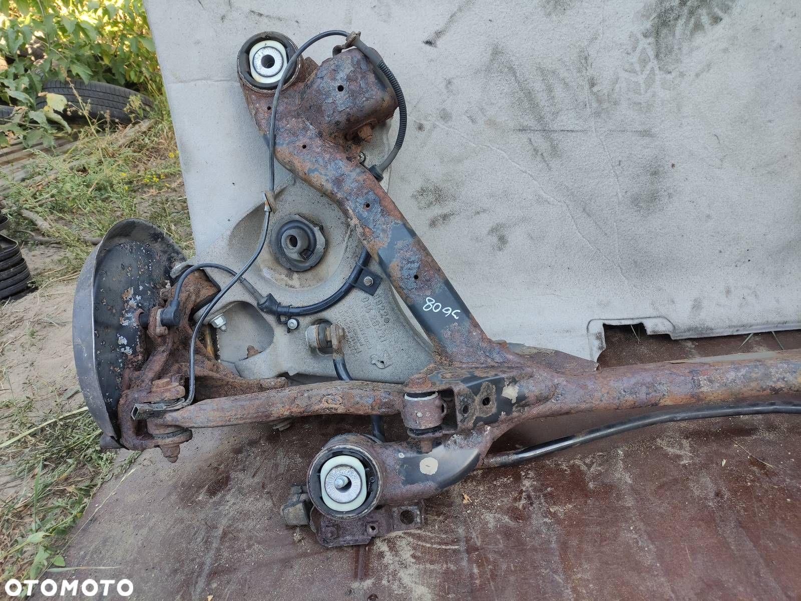 OŚ BELKA KOMPLETNE ZAWIESZENIE TYŁ AUDI A4 B6 SEDAN - 19