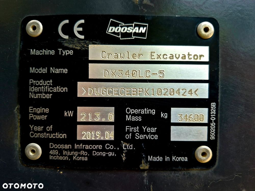 Doosan DX340 - 34