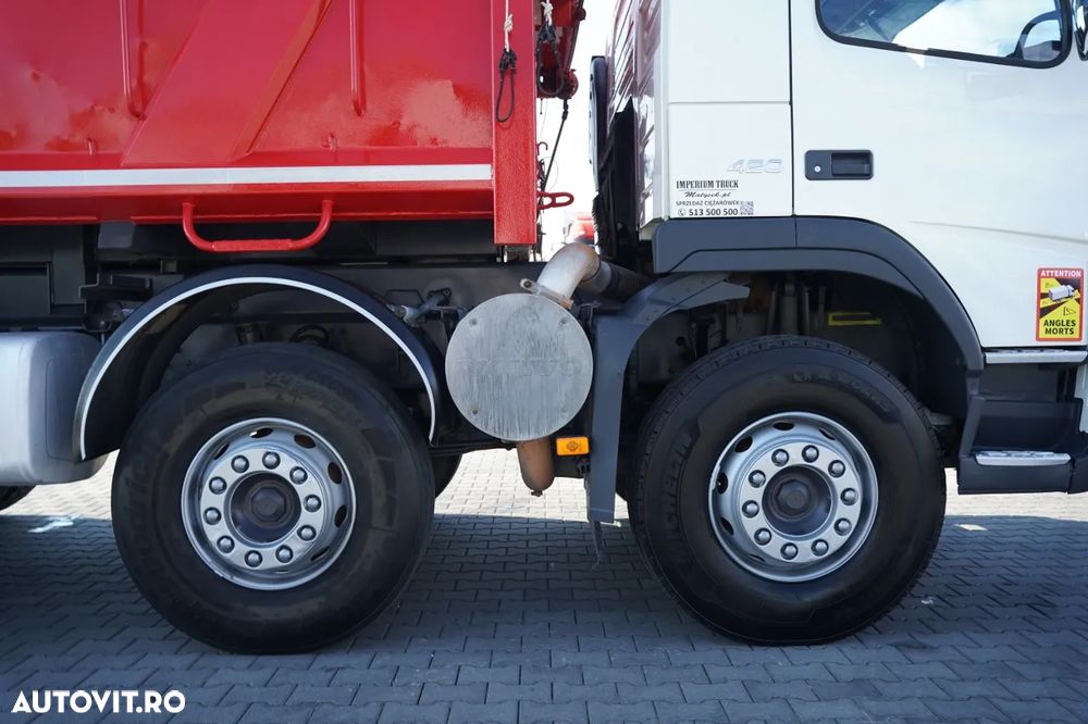 Volvo FM 420 / 8X4 / BASCULATOR 2 LATERAL / HIDRODOXY / BORDMATIC / MANUAL - 24