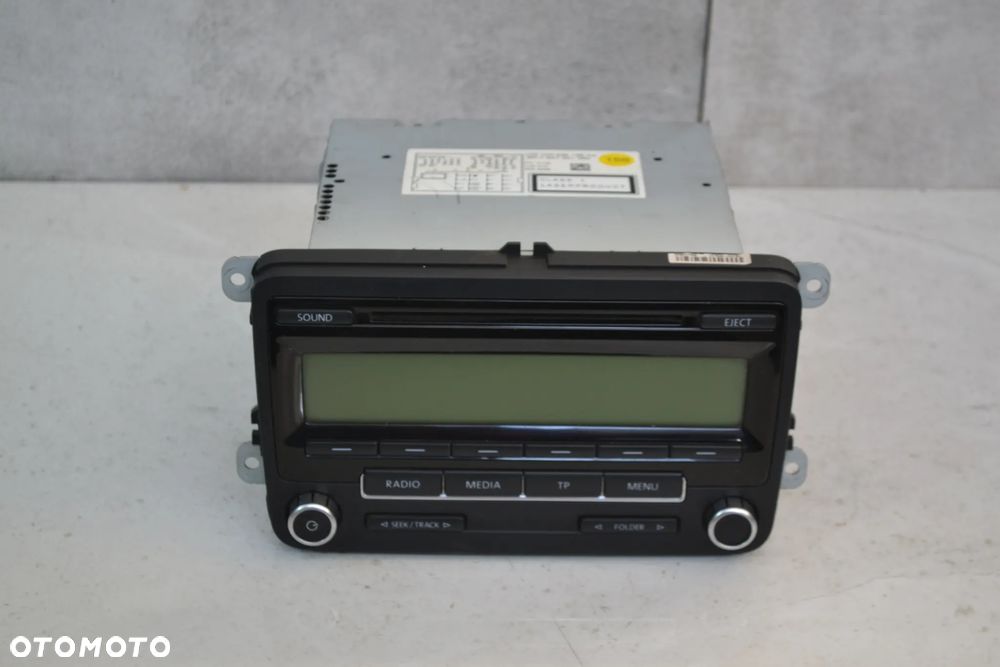 VW POLO 6R GOLF V VI PLUS PASSAT B6 B7 TIGUAN CADDY RADIO SAMOCHODOWE FABRYCZNE 1K0035186AA KOD - 1