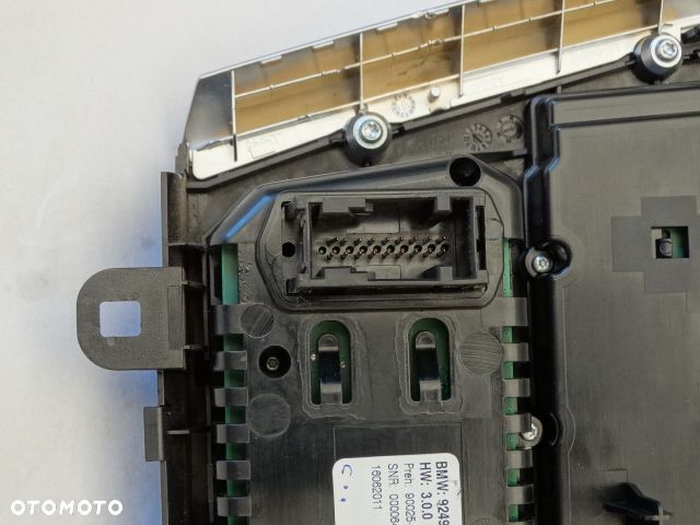 BMW F01 F07 F10 Panel Radio Klima 9249760 - 6