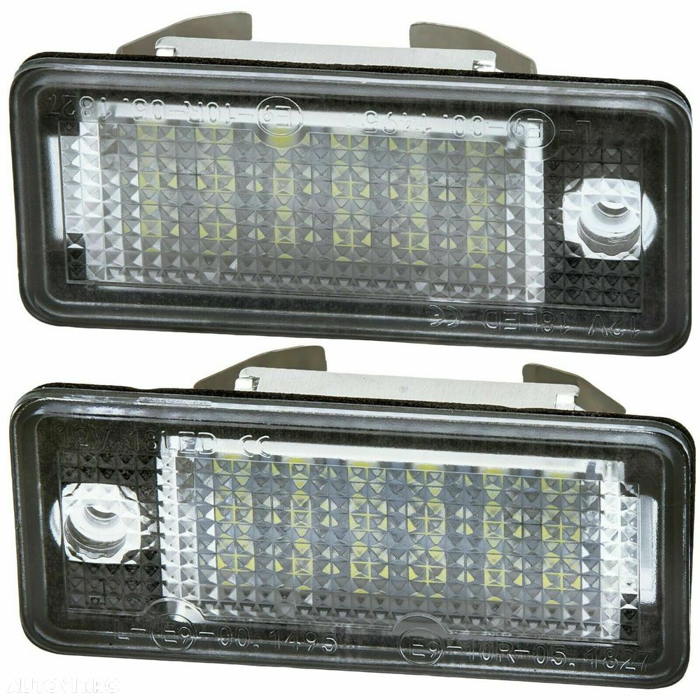 Lampi numar LED pentru Audi A4 B6, B7, A6 C6, A3, A5, A8, Q7 - 5