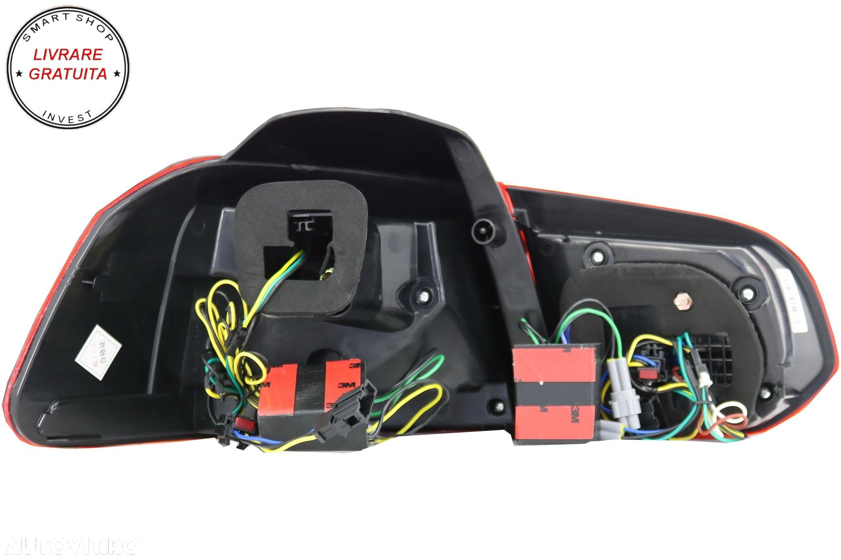 Stopuri FULL LED VW Golf 6 VI (2008-2013) R20 Design Semnal Secvential Dinamic- livrare gratuita - 15