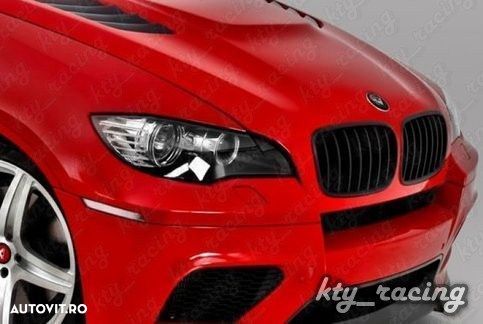 GRILEpentru BMW X5 X6 E70 E71 model PERFORMANCE Culoare Negru Mat / Lucios  CALITATE PREMIUM ⭐️⭐️⭐️⭐️⭐️ - 5
