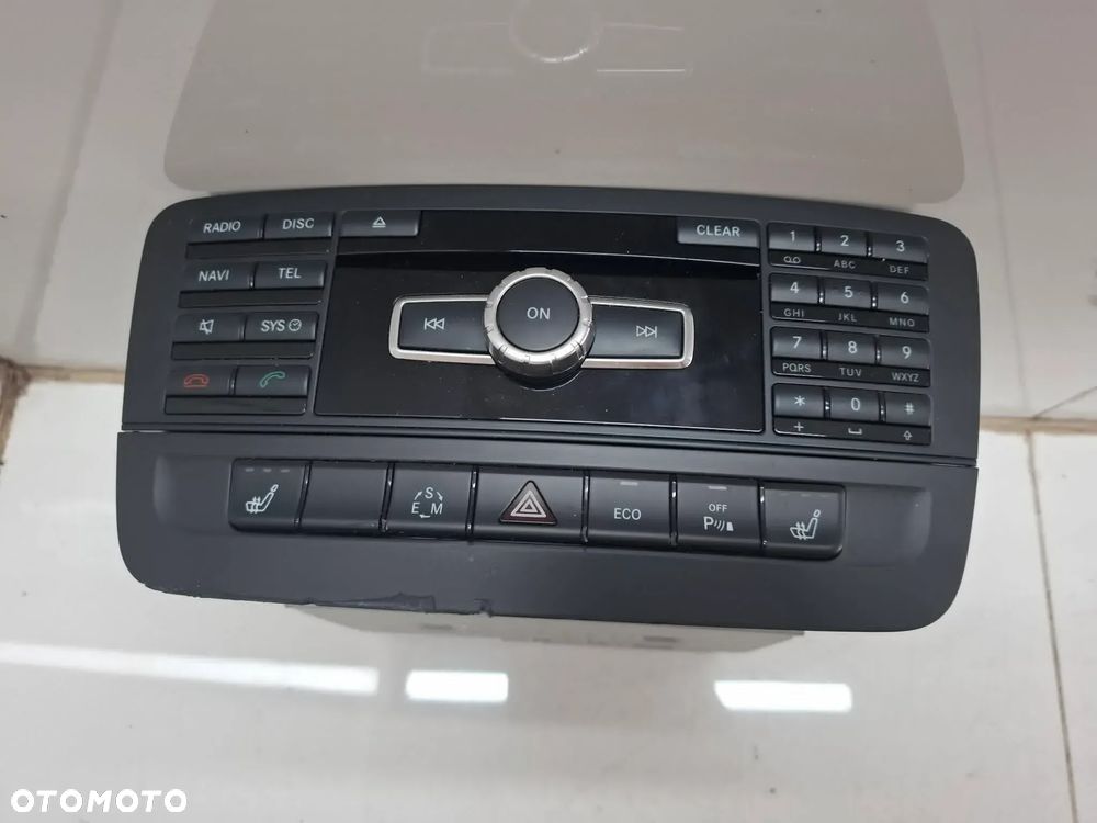 RADIO NAWIGACJA PANEL FOTELI MERCEDES a2469000012  W246 B KLASA  W117 CLA LEGALNE - 2