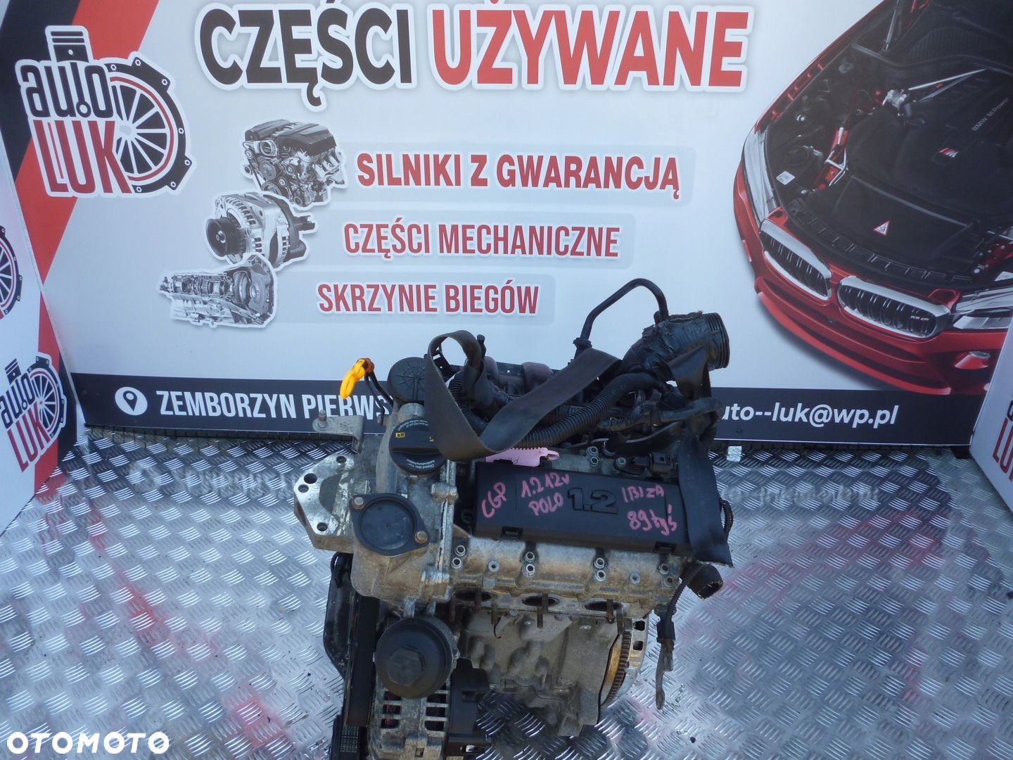 SILNIK VW POLO SEAT IBIZA 1.2 16V CGP 89 TYS - 1