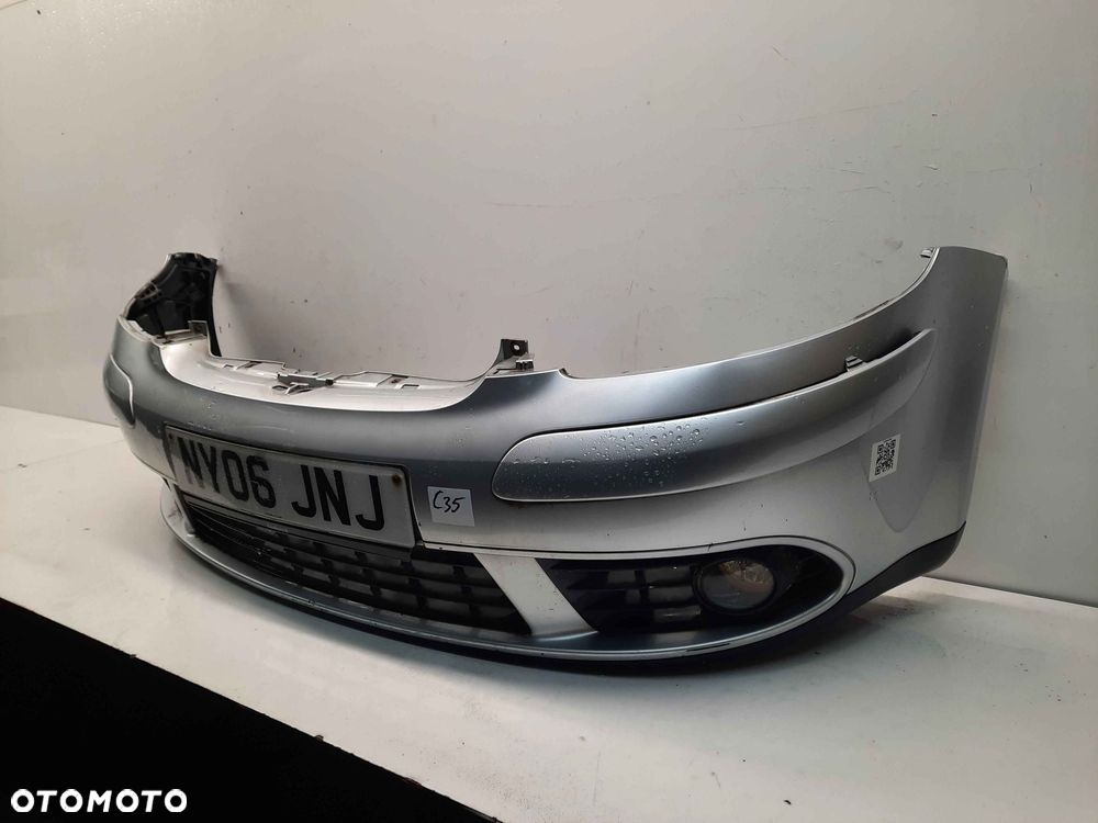 ^ ZDERZAK PRZÓD PRZEDNI DO VOLKSWAGEN VW GOLF V 5 PLUS + LA7W SREBRNY HALOGENY - 3