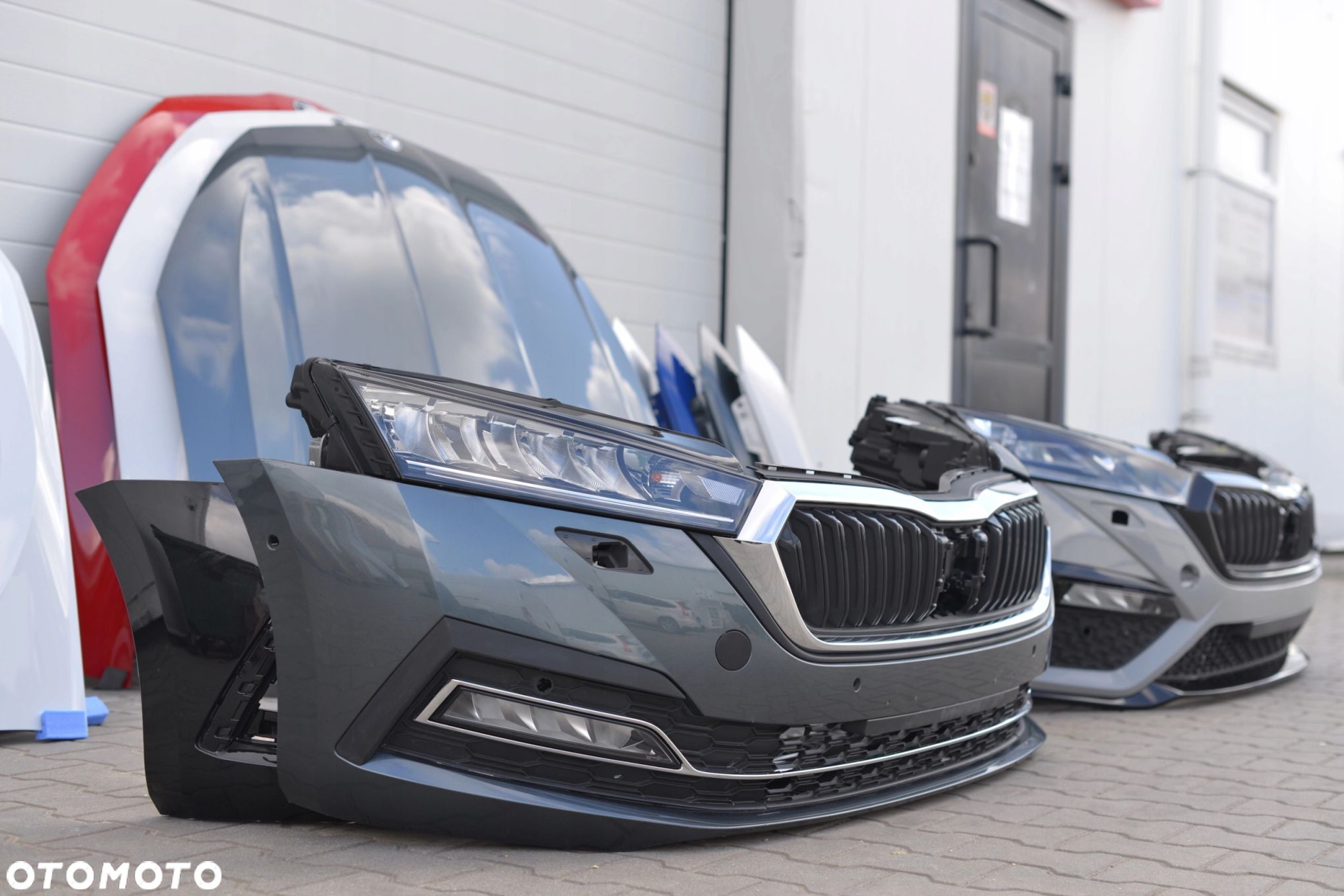 MASKA ZDERZAK RS GRILL BŁOTNIK LAMPA PAS BELKA SKODA OCTAVIA 4 IV 2020-2024 - 2