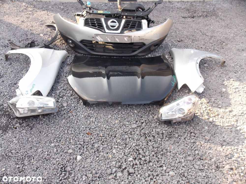 Zderzak maska błotnik lampa komplet przód nissan qashqai kyog 1.5 dci - 2