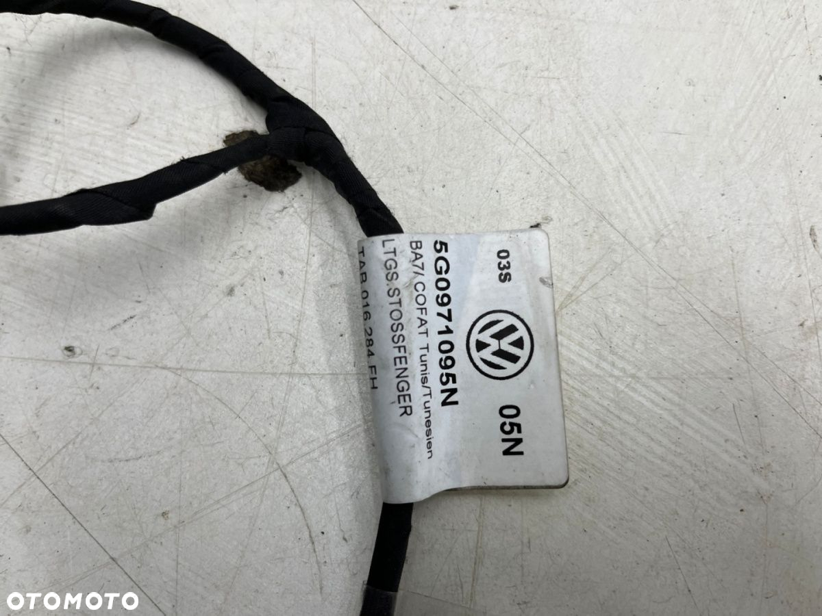 Wiązka VW Golf 7 VII 12-17r. przednia instalacja zderzaka kable czujników PDC przód 5g0971095n - 4