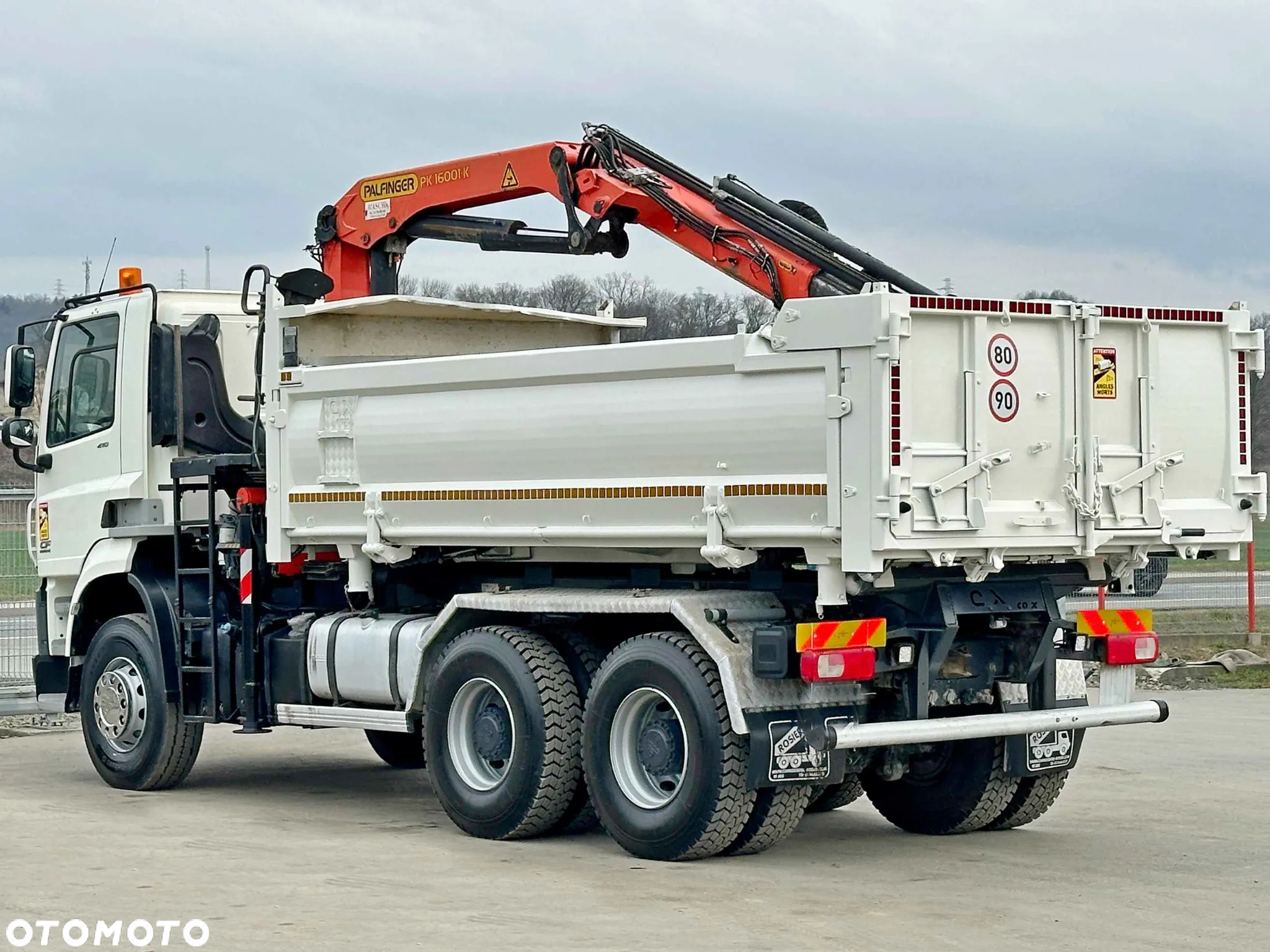DAF CF 410 * Wywrotka 4,90 m + PK 16001 - K B * 6x4 * STAN BDB - 7