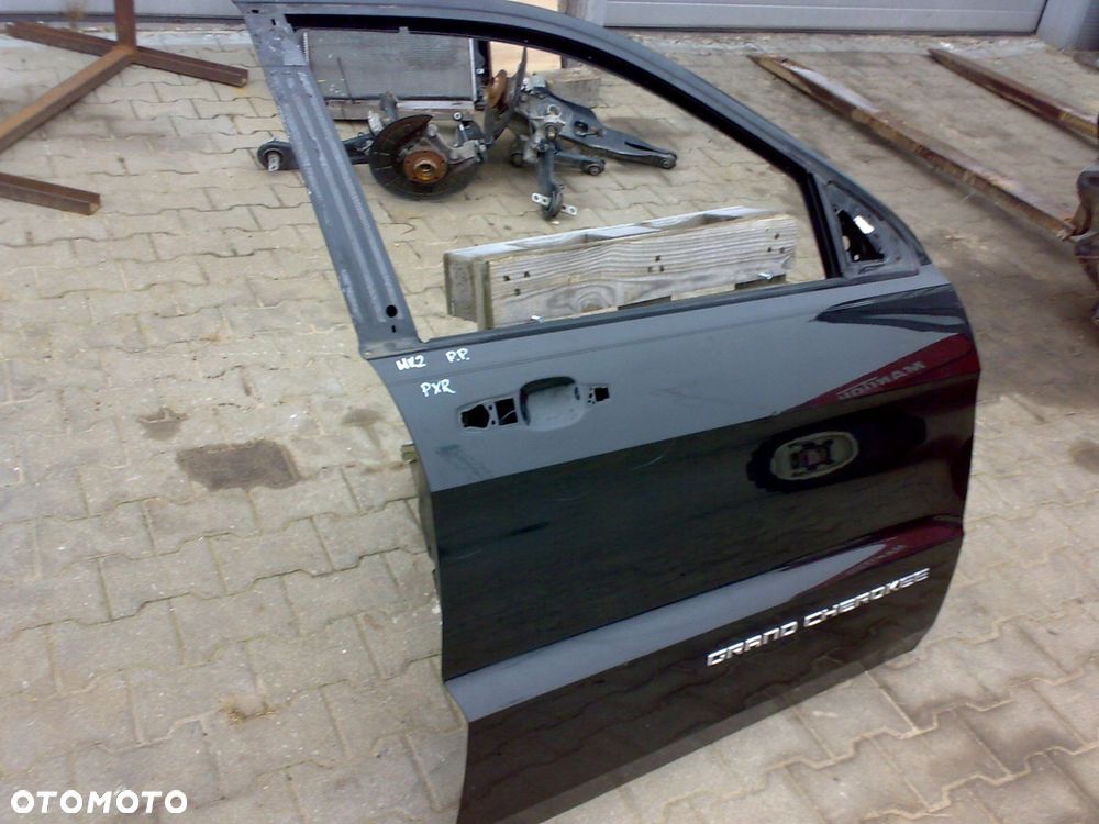 jeep grand cherokee wk2 2014 - drzwi przednie prawe przód kolor pxr idealne - 2