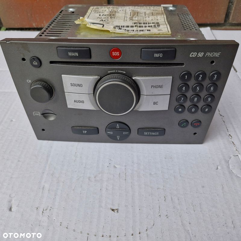 OPEL VECTRA C RADIO RADIOODTWARZACZ 13113147 - 1