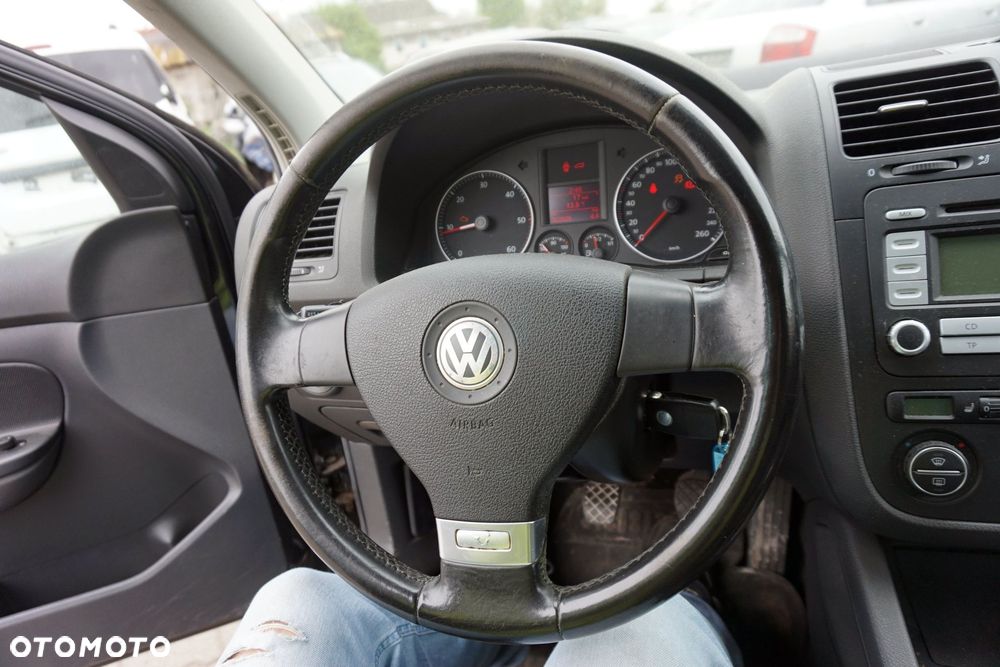 KIEROWNICA SKÓRZANA SKÓRA GOLF V  VOLKSWAGEN 2003-2009 - 2