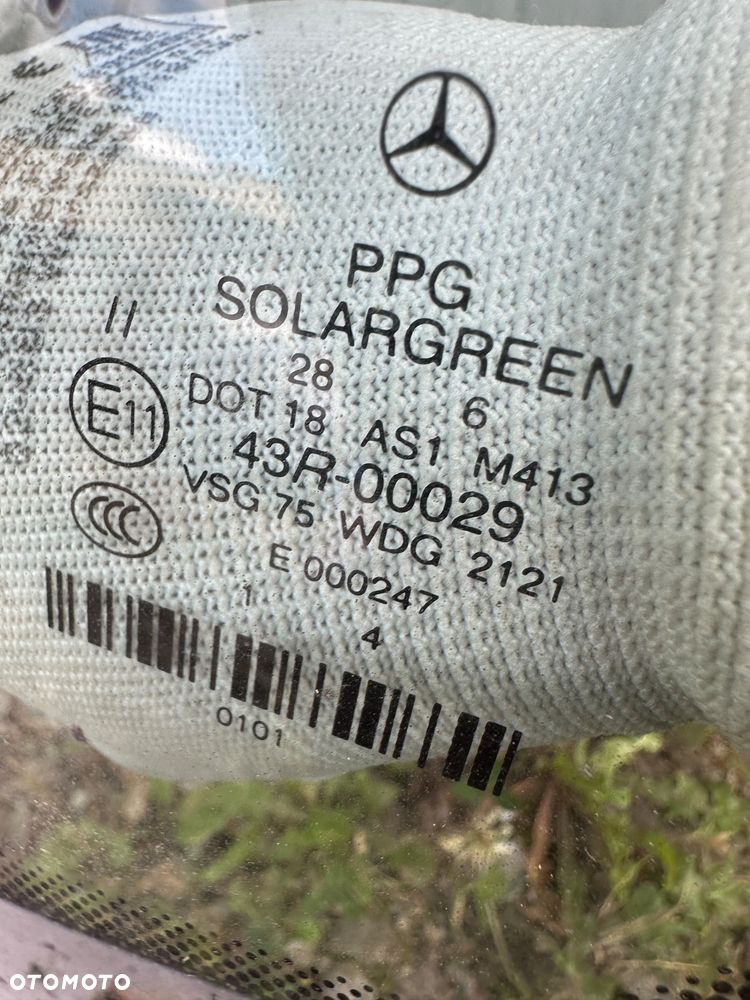 mercedes r 251 szyba przód grzana SOLARGREEN oryginal - 4