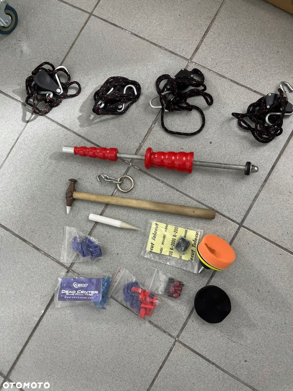 Zestaw profesjonalnych narzędzi PDR do usuwania wgnieceń Dentcraft AVTOOL - 5