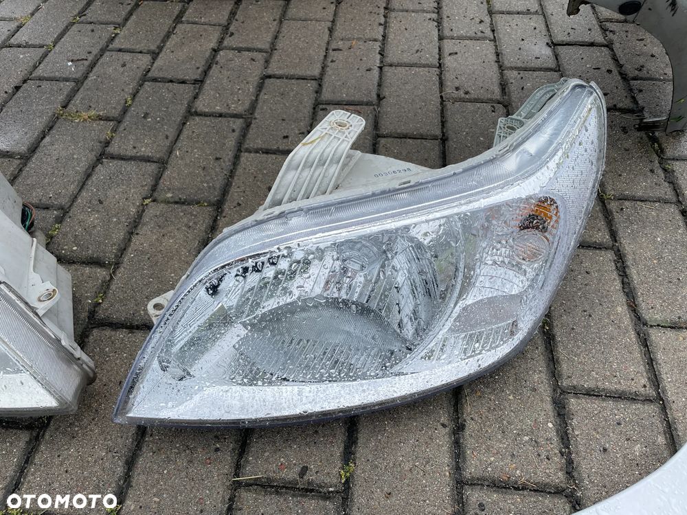 Chevrolet Aveo II T250 lift 92U zderzak maska lampa reflektor lewy prawy przód pas przedni błotnik lewy prawy - 4