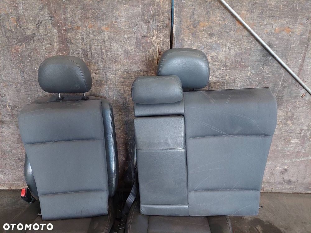 FOTEL FOTELE KOMPLET LEWY PRAWY KANAPA TYŁ + BOCZKI BMW E46 SEDAN - 5