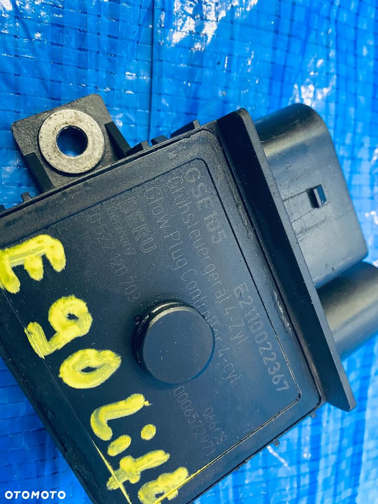 STEROWNIK PRZEKAŹNIK MODUŁ ŚWIEC ŻAROWYCH BMW X1 E83 E87 E90 E91 2.0D N47 ; BERU GSE 105 ; 0522120703 ; E2110022367 ORYGINAŁ - 4