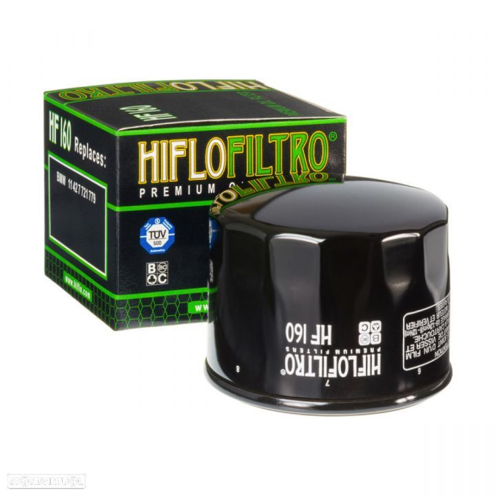 hf160 filtro oleo hiflofiltro bmw hf-160 - 1