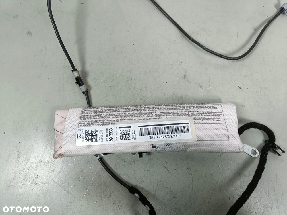 Poduszka Powietrzna Fotela VW Tiguan Airbag W Fotel Prawy Prawa 5N0880242H - 2