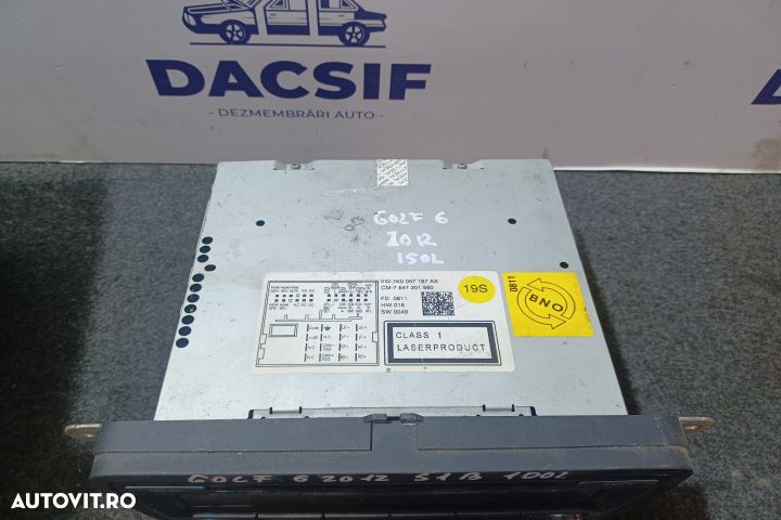 Radio cd 1K0057187AX Volkswagen VW Golf 6 [2008 - 2015] Hatchback 5-u - 2