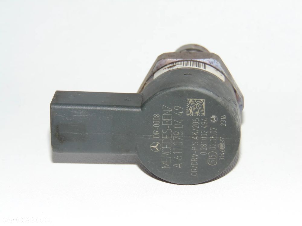Zawór regulator czujnik ciśnienia paliwa A6110780449 0281002494 Mercedes W169 W245 W203 W211 A B C E Klasa W639 Vito 2.0 2.2 CDI - 13