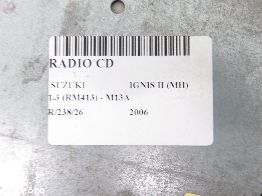 RADIO SUZUKI IGNIS II (MH) 3910186G10 - 3