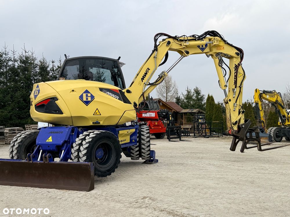 Mecalac Koparka 14 ton MECALAC 15 MWR koparko-ładowarka 3 łyżki widły 1 wł Centr.smarowanie Opony na BLIŹNIAKU 80%Camso ładowarka 714 12MTX 4x4 skrętne KLIMA kabina Premium silnik 146KM DEUTZ szybka 35km/h - 21